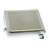 Battery Side Cover, Ribbed. Chrome Battery Covers Mcs