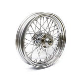 3.00 x 16 dual flange wheel 40 spokes chrome FRONT WHEELS 16 INCH Mcs