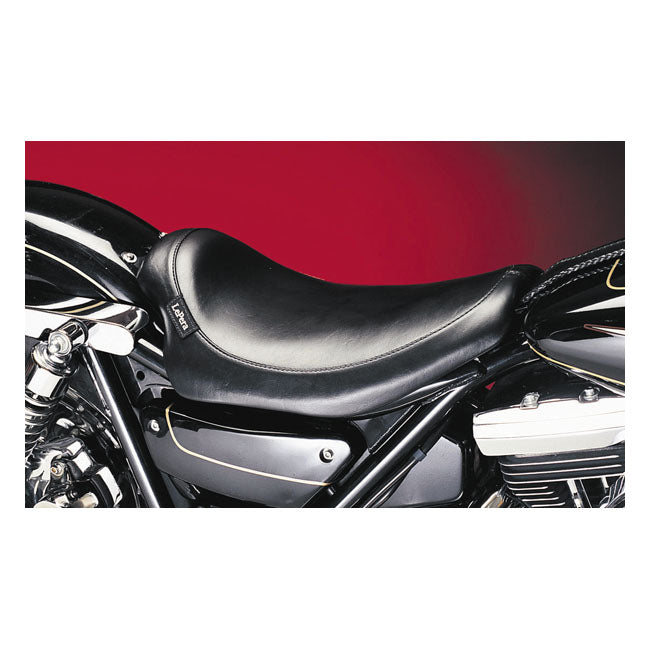 Le Pera Silhouette Solo Seat, Smooth Black - FXR Solo Seats Le Pera