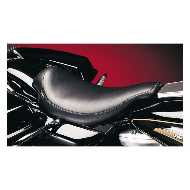 Le Pera Silhouette Solo Seat, Smooth Black - 91-96 Touring (FLH) Solo Seats Le Pera
