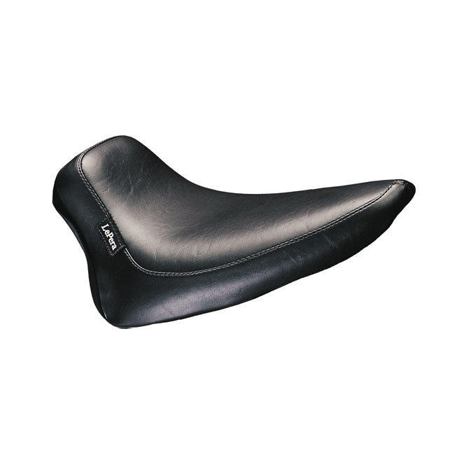Le Pera Silhouette Solo Seat, Smooth Black - 00-05 Softail Solo Seats Le Pera