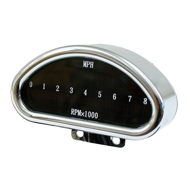 Electronic Cnc Aluminum Speedometer (Mph) Chrome Speedometers Mcs
