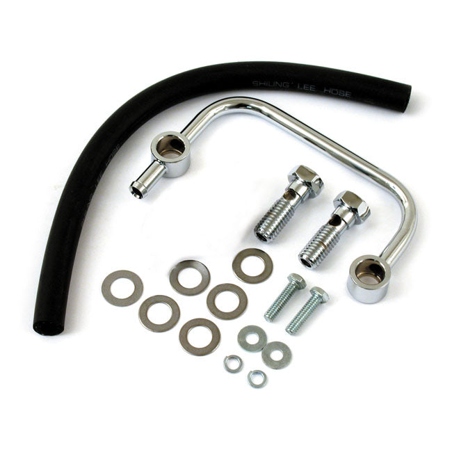 Air Cleaner Breather Kit. Chrome Aircleaners Breather Kits Mcs