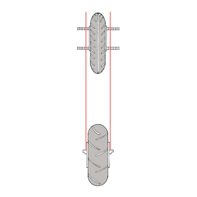 B.A.T. (Bike Alignment Tool) laser alignment Profi Products