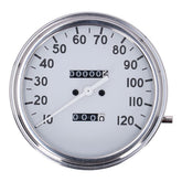 Fl Speedometer, ''36 40 Face'', White. 1:1 Mph Speedometers Mcs
