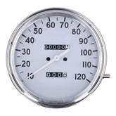 Fl Speedometer, ''36 40 Face'', White. 2:1 Mph Speedometers Mcs