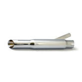Shorty Slash Cut Universal Muffler16" Long Chrome Exhaust Slip-Ons And Mufflers Mcs