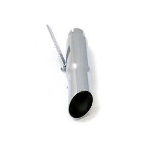 Shorty Slash Cut Universal Muffler16" Long Chrome Exhaust Slip-Ons And Mufflers Mcs