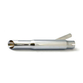 Shorty Slash Cut Universal Muffler16" Long Chrome Exhaust Slip-Ons And Mufflers Mcs