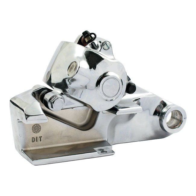 Brake Caliper With Bracket, Rear. Chrome Brake Calipers Mcs