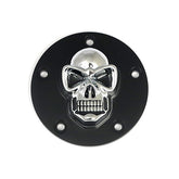 Skull Point Cover. Black/Chrome Point Covers Mcs