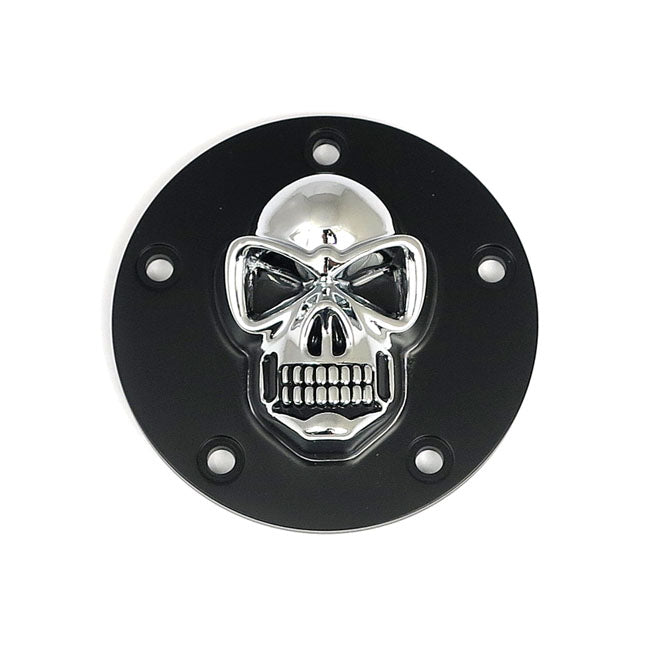 Skull Point Cover. Black/Chrome Point Covers Mcs