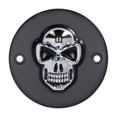 Skull Point Cover. Black/Chrome Point Covers Mcs