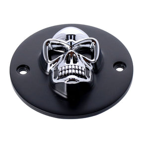 Skull Point Cover. Black/Chrome Point Covers Mcs