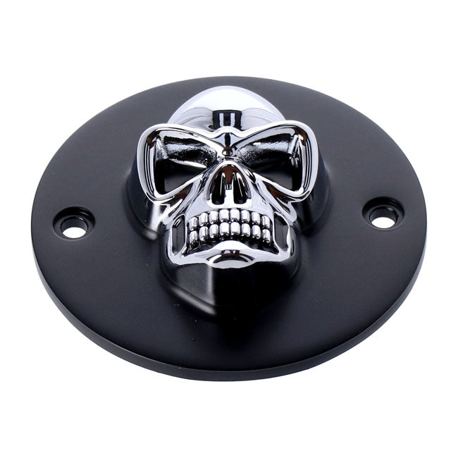 Skull Point Cover. Black/Chrome Point Covers Mcs