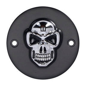 Skull Point Cover. Black/Chrome Point Covers Mcs