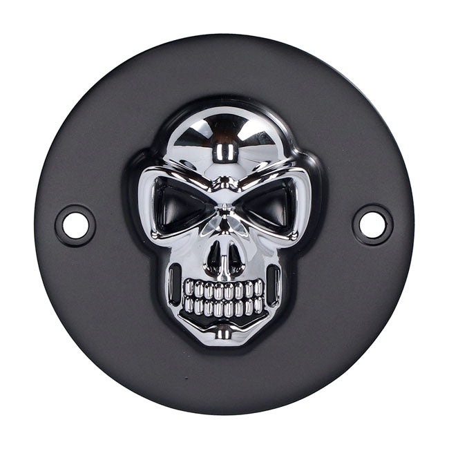 Skull Point Cover. Black/Chrome Point Covers Mcs