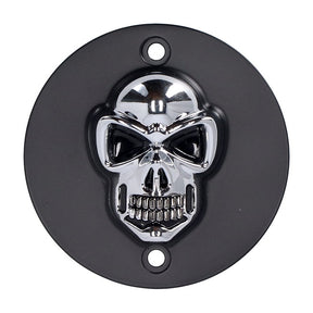 Skull Point Cover. Black/Chrome Point Covers Mcs