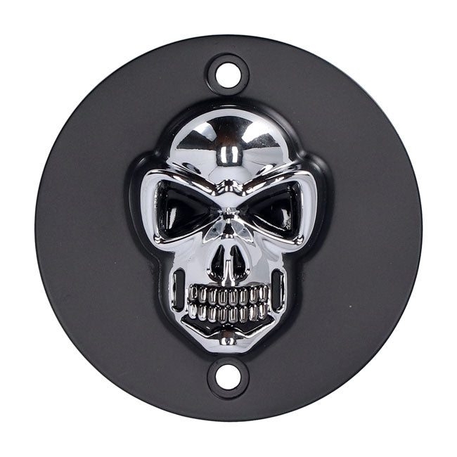 Skull Point Cover. Black/Chrome Point Covers Mcs