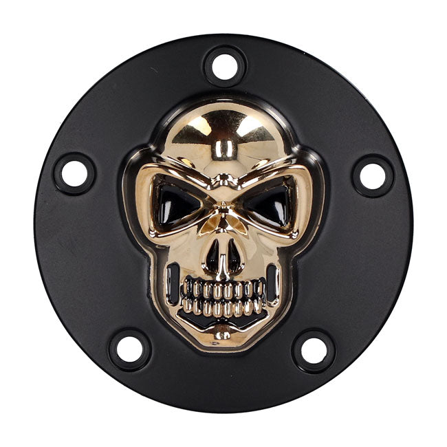 Skull Point Cover. Black/Gold Point Covers Mcs