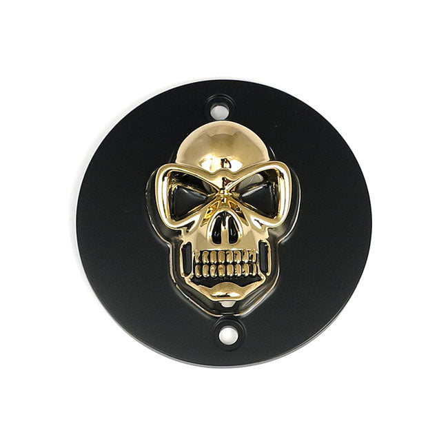 Skull Point Cover. Black/Gold Point Covers Mcs