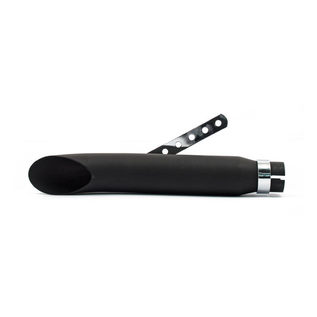 Turn Out Universal Muffler 16" Long Black Exhaust Slip-Ons And Mufflers Mcs