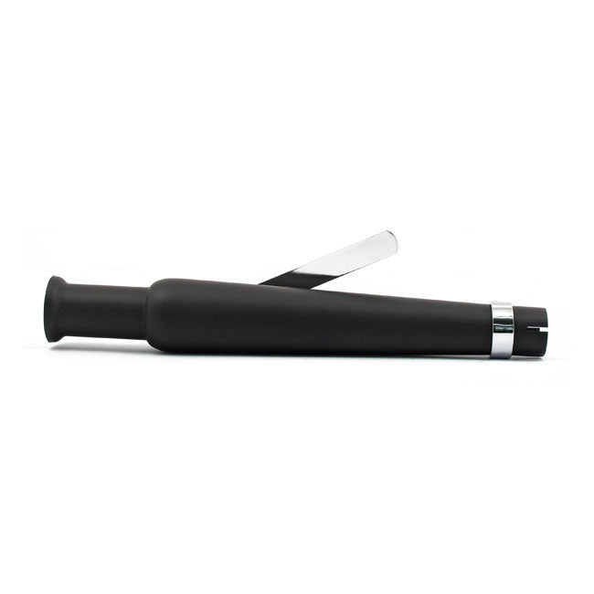 Trumpet Universal Straight Muffler 18 1/2" Long Black Exhaust Slip-Ons And Mufflers Mcs