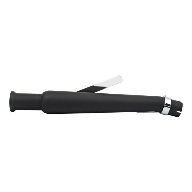 Trumpet Universal Upswept Left Muffler 20 1/2" Long Black Exhaust Slip-Ons And Mufflers Mcs