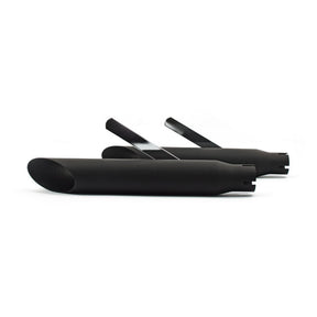 Super Slash Universal Muffler 16 1/2" Long Black Exhaust Slip-Ons And Mufflers Mcs