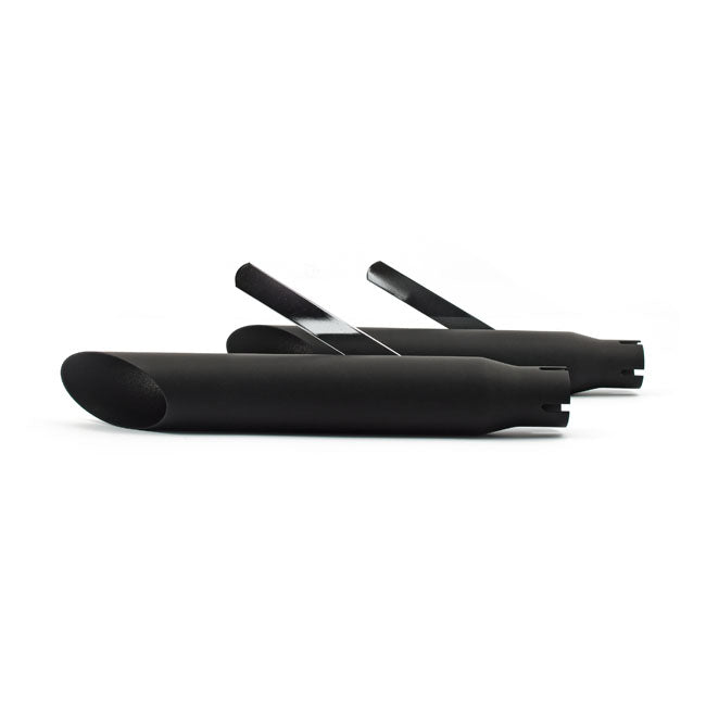 Super Slash Universal Muffler 16 1/2" Long Black Exhaust Slip-Ons And Mufflers Mcs