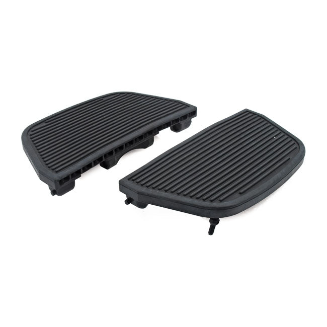 Passenger Floorboard Pads. Black Floorboards Inserts Mcs