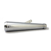 Megaphone Universal Muffler 16.5" Long Chrome With Te Tip Exhaust Slip-Ons And Mufflers Mcs