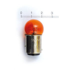 Turn Signal Bulb, Small Diameter. Amber Lens. 21cp/6cp Bulbs Mcs
