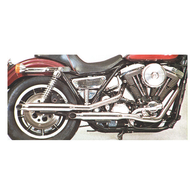 Paughco, Shorty exhaust (38"). Chrome Full Exhaust System Paughco
