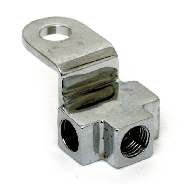 Brake Tee, Front. Chrome Brake Tees Mcs