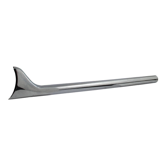 Slip On Fishtail Exhaust Extension 36" Long Chrome Exhaust Slip-Ons And Mufflers Mcs