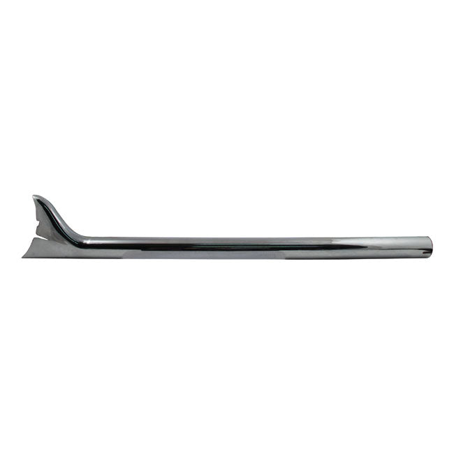 Slip On Fishtail Exhaust Extension 36" Long Chrome Exhaust Slip-Ons And Mufflers Mcs