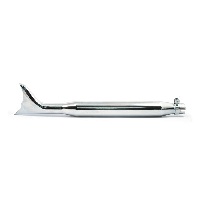 Batwing Fishtail Universal Muffler 30" Long Chrome Exhaust Slip-Ons And Mufflers Mcs