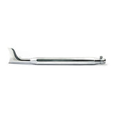 Fishtail Universal Muffler 36" Long Chrome Exhaust Slip-Ons And Mufflers Mcs