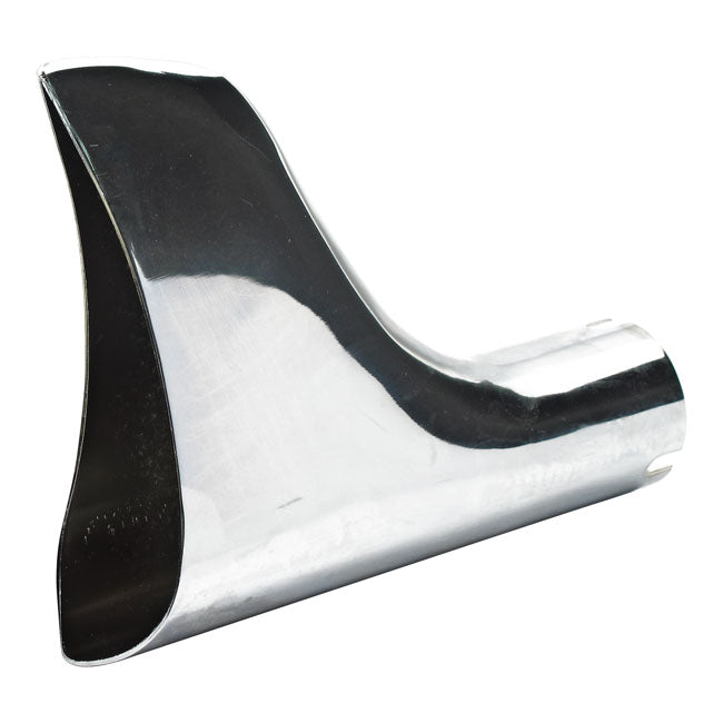 Universal Slip On Fishtail Tip Chrome Exhaust Slip-Ons And Mufflers Mcs
