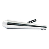 Megaton Universal Muffler 18" Long Chrome Exhaust Slip-Ons And Mufflers Mcs