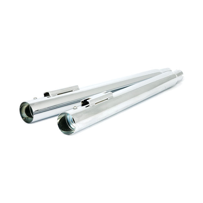 X Force Touring Muffler Set 28" Long Chrome Mcs