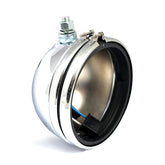 Oem Style 5 3/4" Fx, Fxr, Xl Headlamp Shell Only. Chrome Headlamp Shells Mcs