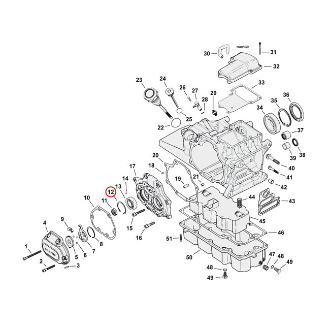 Retaining Ring, Transm. Main/Countershaft Bearing Transmission Retaining Rings Mcs