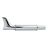 Fishtail Classic Universal Muffler 20" Long Chrome Exhaust Slip-Ons And Mufflers Mcs