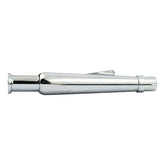 Trumpet Universal Straight Muffler 18 1/2" Long Chrome Exhaust Slip-Ons And Mufflers Mcs