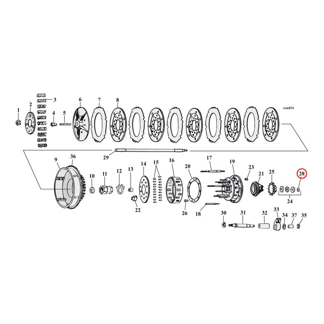 Retaining Ring, Throwout Bearing Retaining Rings Mcs