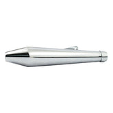 Megaton Universal Muffler 19 1/2" Long Chrome Exhaust Slip-Ons And Mufflers Mcs
