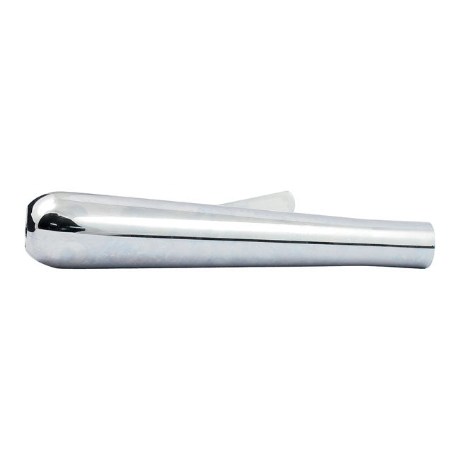 Bomber Universal Muffler 17" Long Chrome Exhaust Slip-Ons And Mufflers Mcs