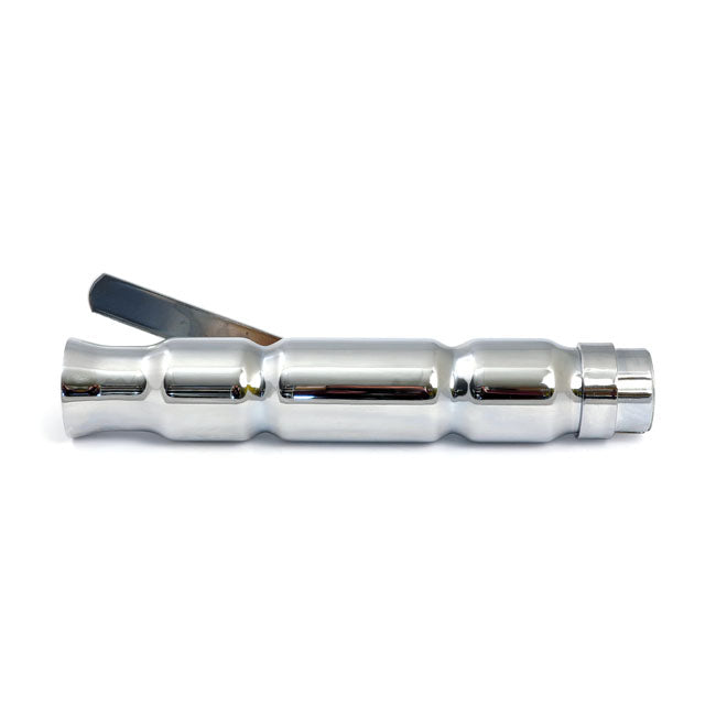 Wrestler Universal Muffler 13" Long Chrome Exhaust Slip-Ons And Mufflers Mcs